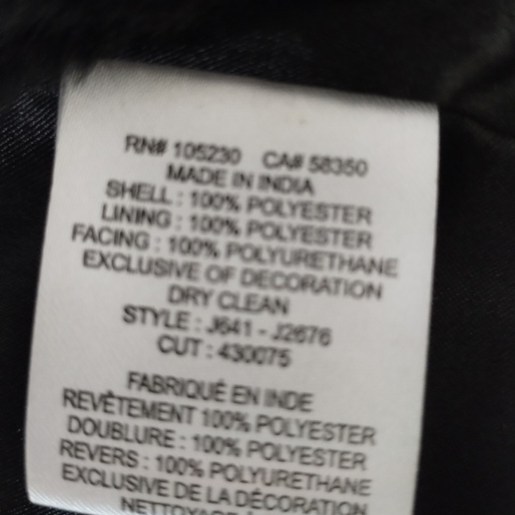 Joie Faux Fur Jacket With Rhinestones XS - Picture 5 of 7